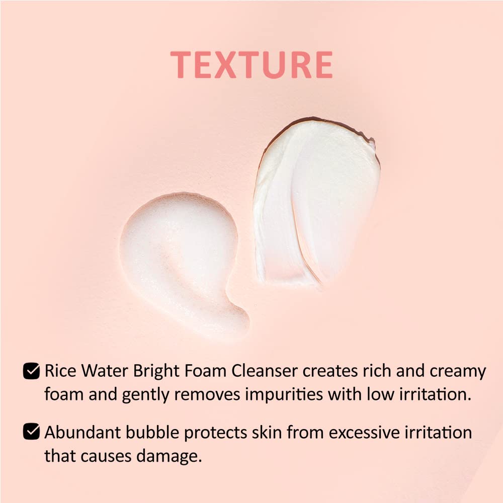 THE FACE SHOP Rice Water Bright Foaming Cleanser (150ml)