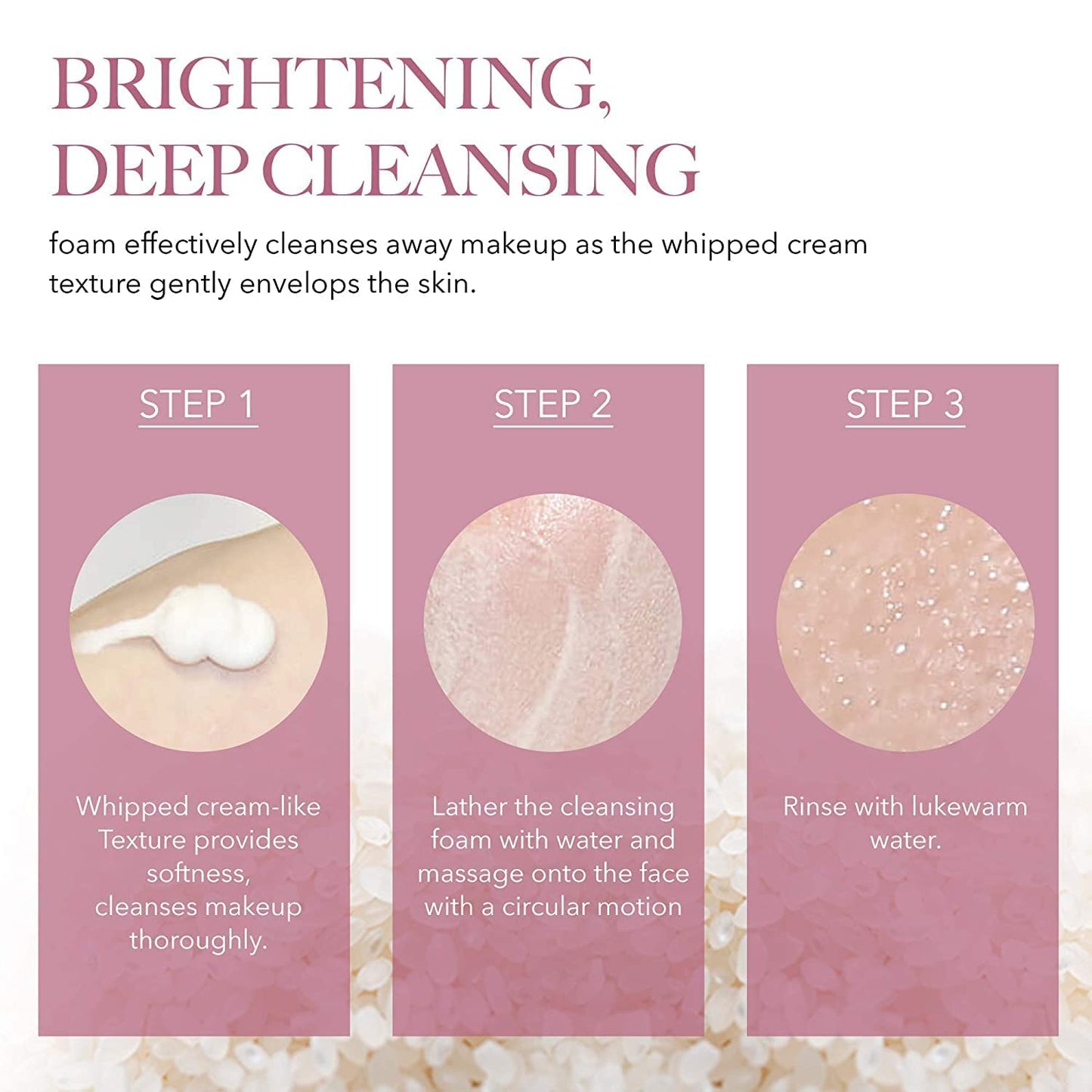 THE FACE SHOP Rice Water Bright Foaming Cleanser (150ml)