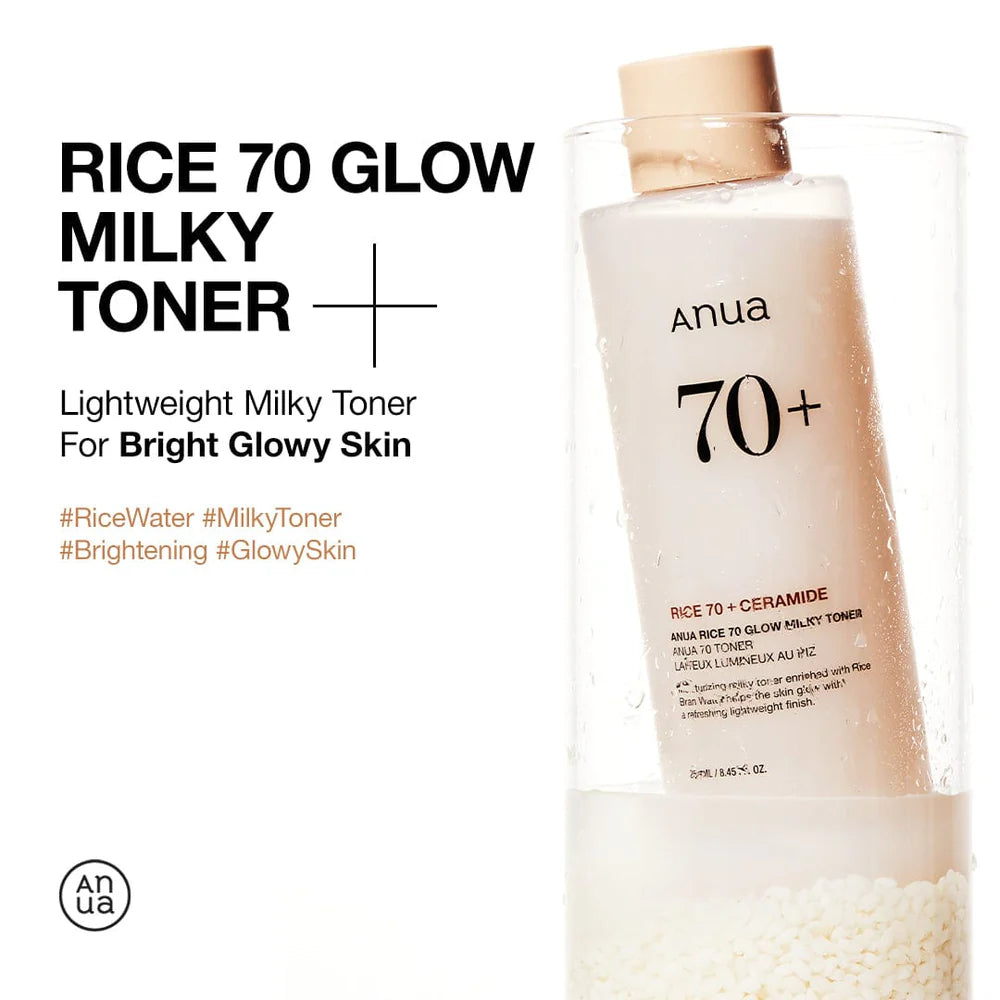 ANUA Rice 70 Glow Milky Toner (250ml)