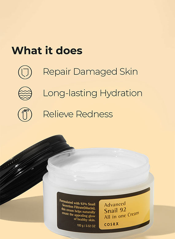 COSRX Advanced Snail Mucin 92 All In One Cream (100ml)