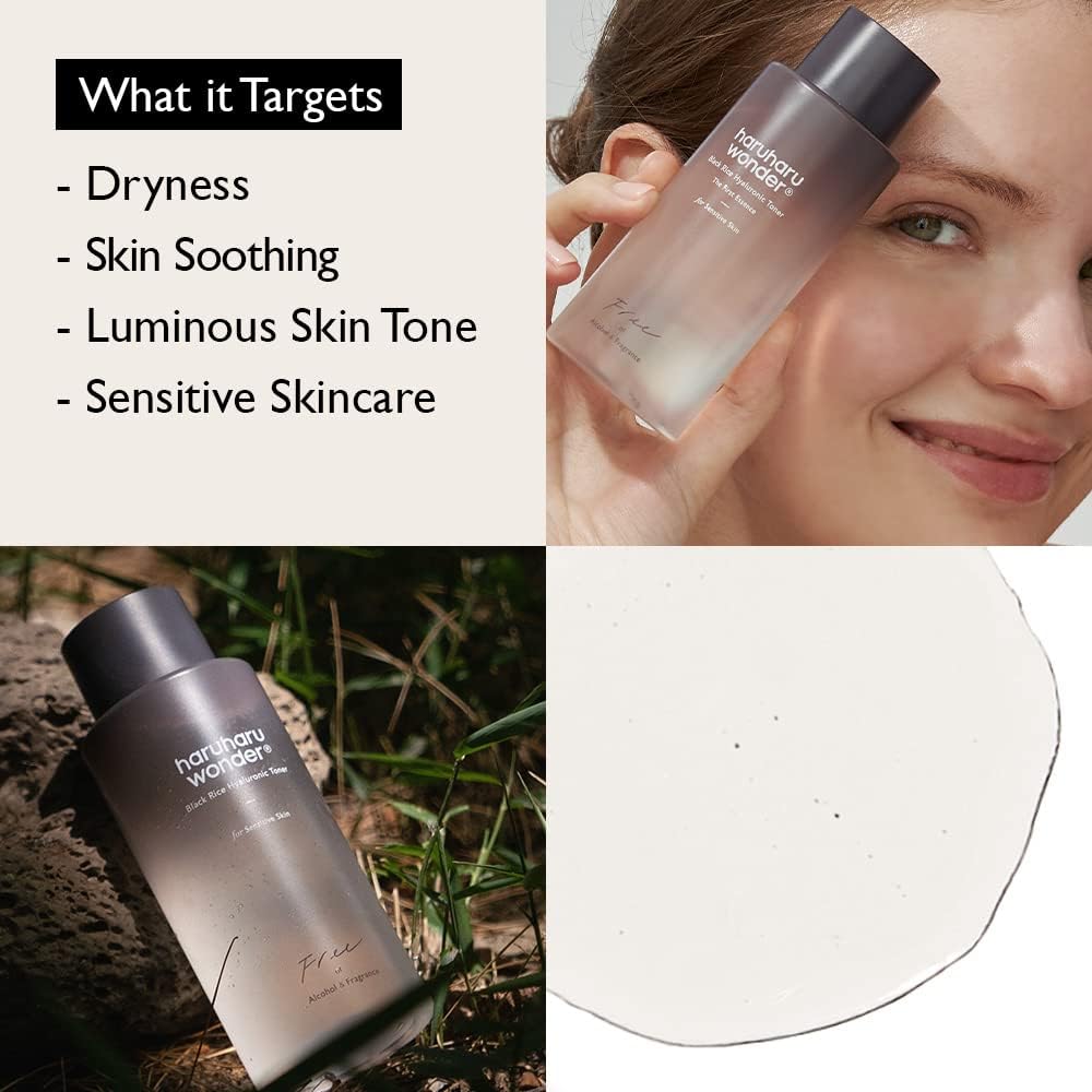 HARUHARU WONDER Black Rice Hyaluronic Toner (150ml) (Sensitive Skin)