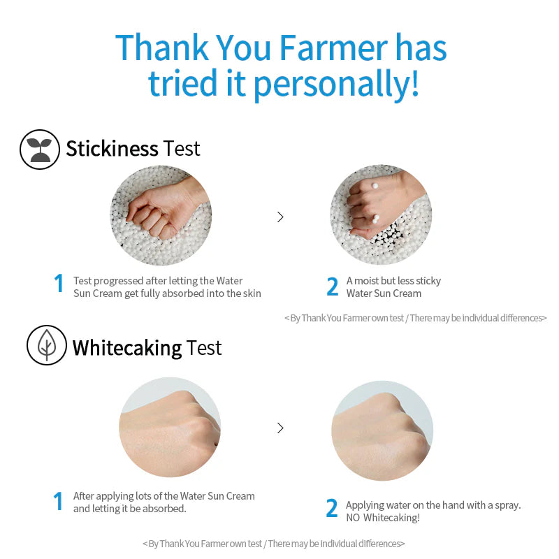 THANK YOU FARMER Sun Project Water Sun Cream SPF50+PA+++ (50ml)