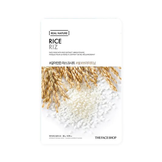 CIETTE BEAUTY - THE FACE SHOP Real Nature Rice Face Mask (20g)