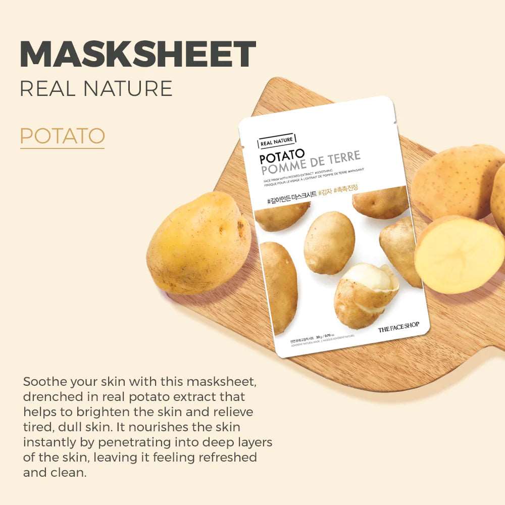 THE FACE SHOP Real Nature Potato Face Mask (20g)