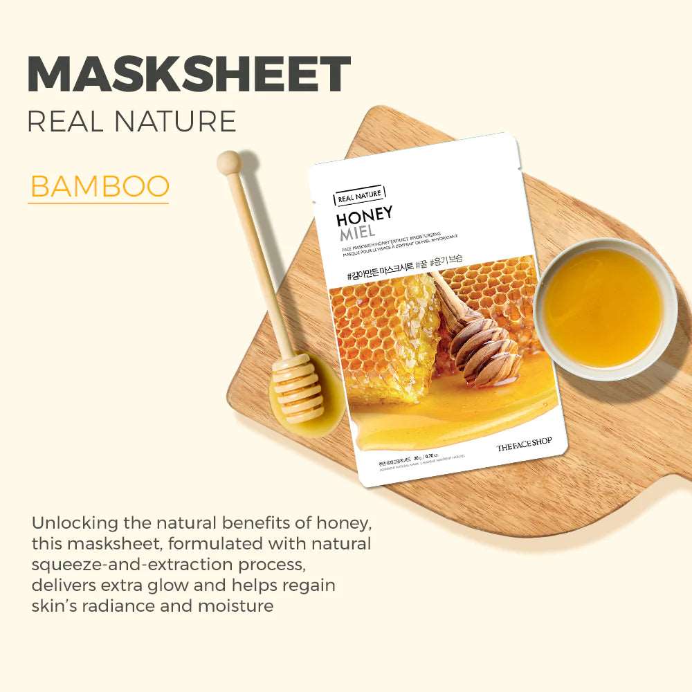 THE FACE SHOP Real Nature Honey Face Mask (20g)