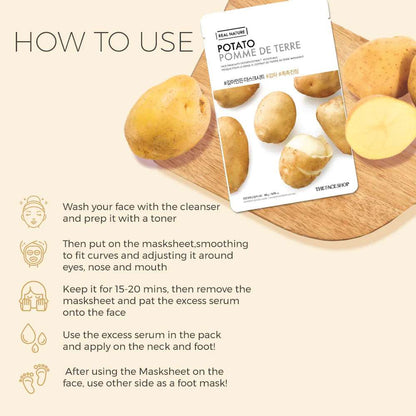 THE FACE SHOP Real Nature Potato Face Mask (20g)