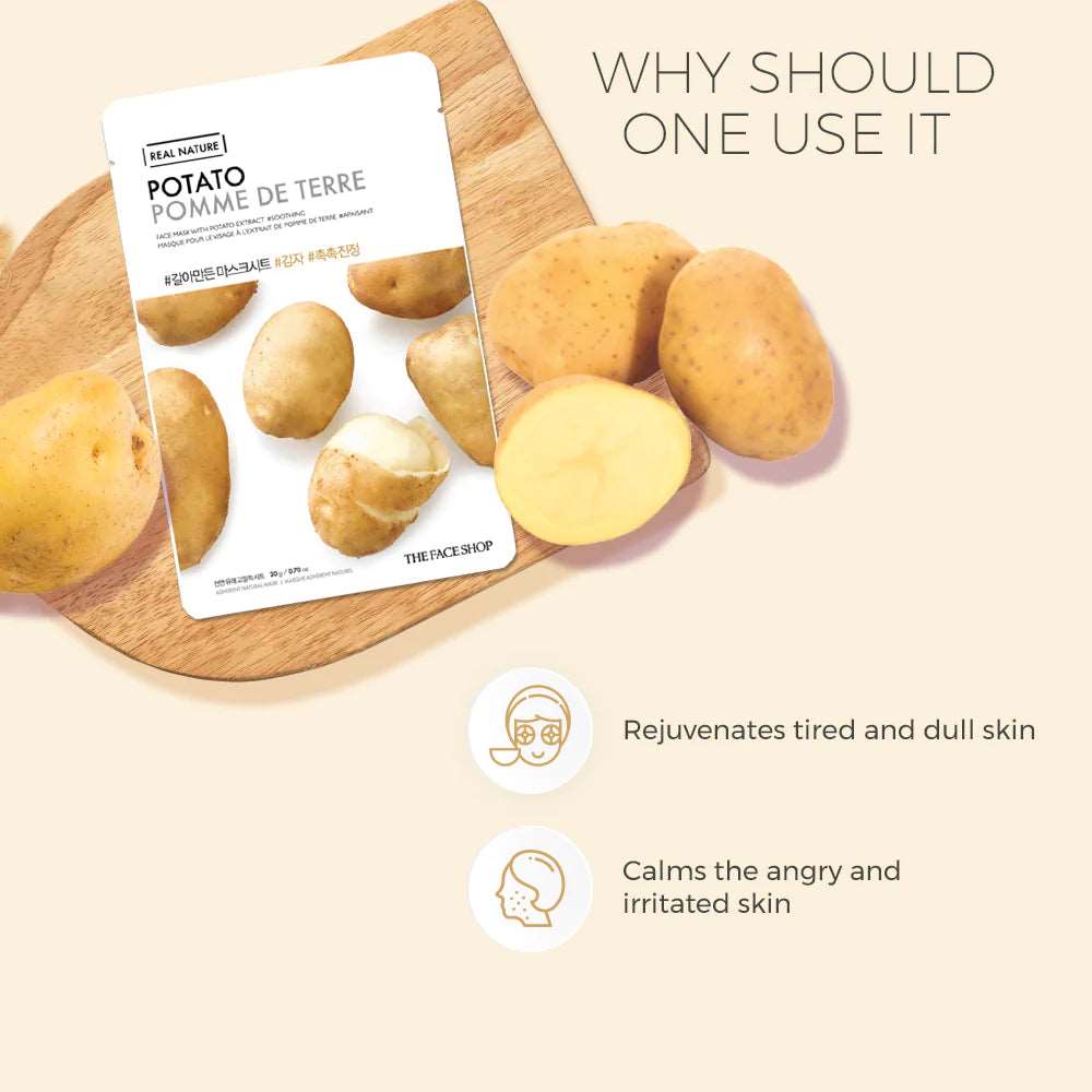 THE FACE SHOP Real Nature Potato Face Mask (20g)