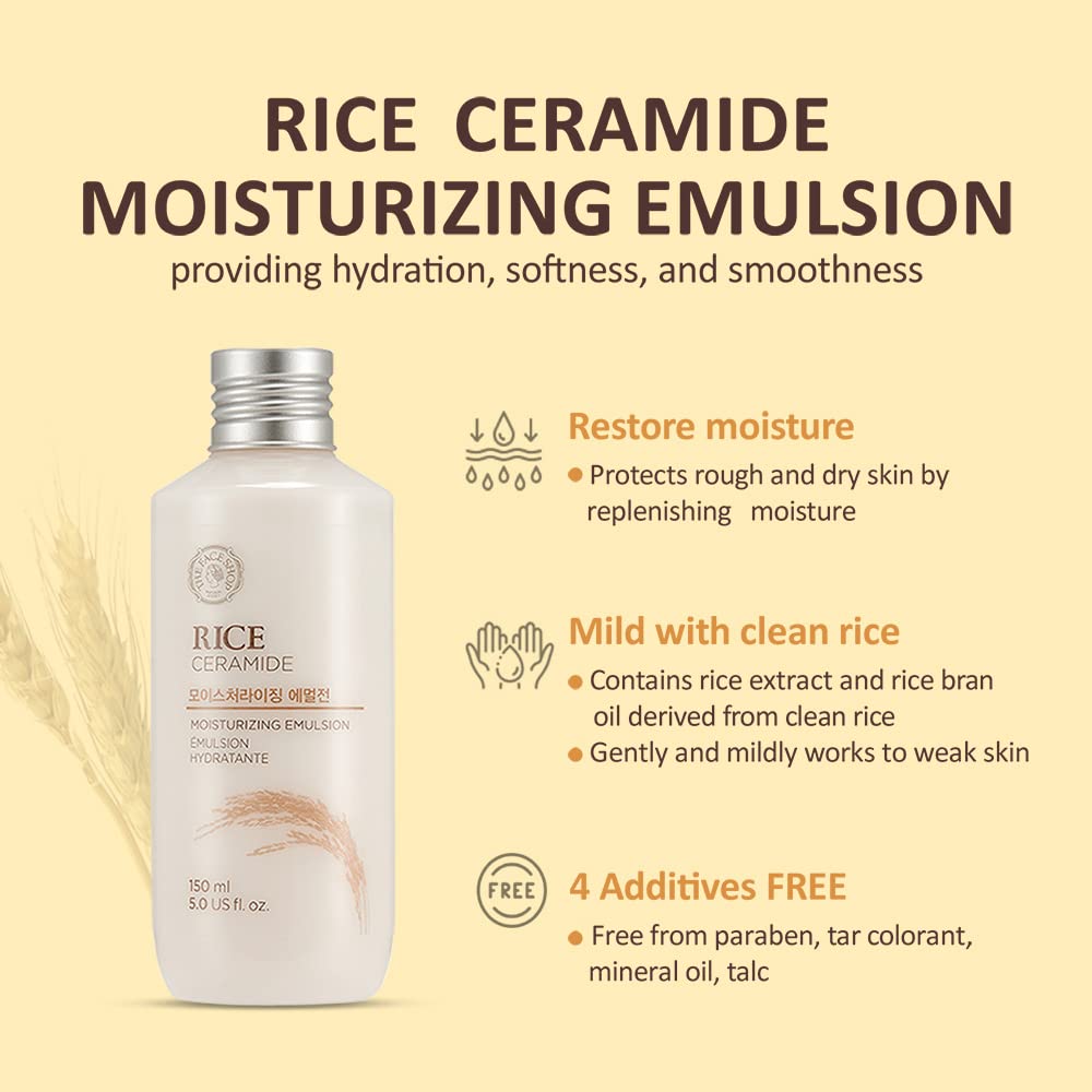 THE FACE SHOP Rice & Ceramide Moisturizing Emulsion (150ml)