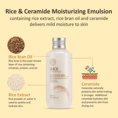 THE FACE SHOP Rice & Ceramide Moisturizing Emulsion (150ml)