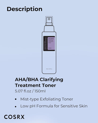 COSRX AHA/BHA Clarifying Treatment Toner (150ml)