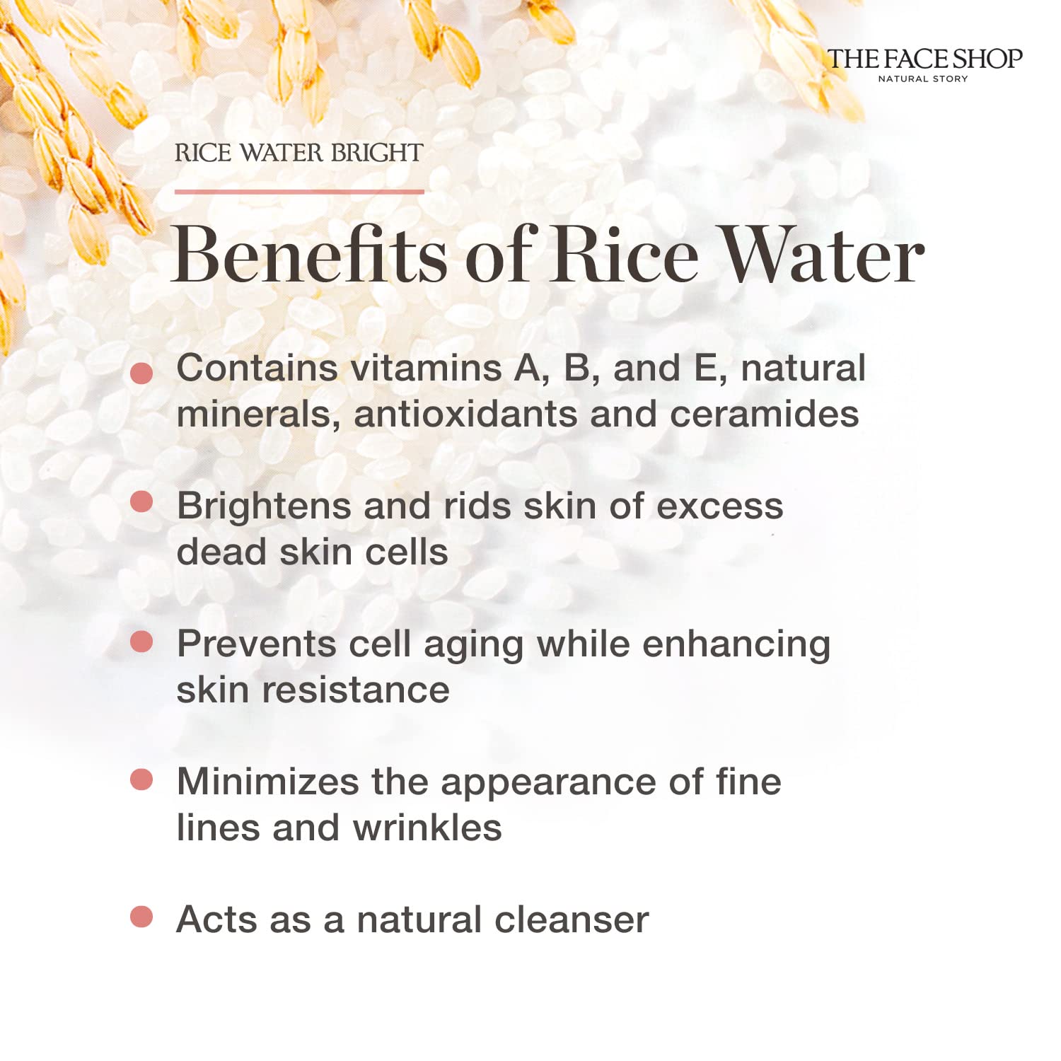 THE FACE SHOP Rice Water Bright Foaming Cleanser (100ml)