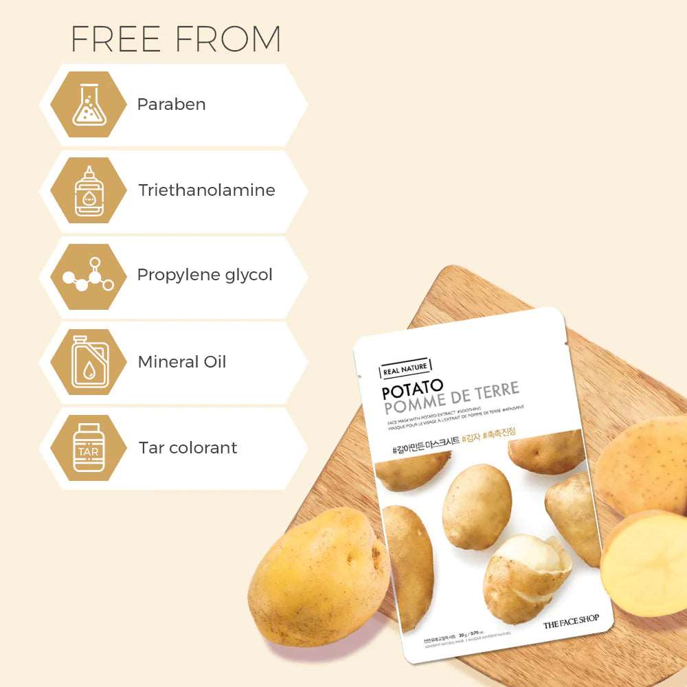 THE FACE SHOP Real Nature Potato Face Mask (20g)