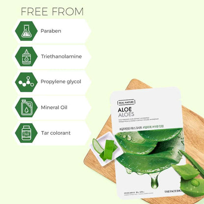 THE FACE SHOP Real Nature Aloe Face Mask (20g)