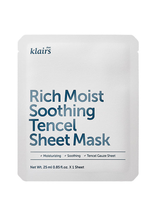 CIETTE BEAUTY - DEAR, KLAIRS Rich Moist Soothing Tencel Sheet Mask (1pc)