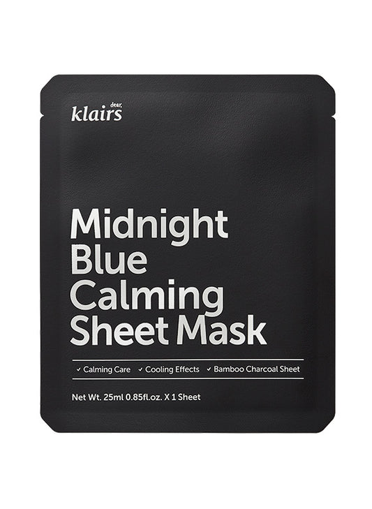 CIETTE BEAUTY - DEAR, KLAIRS Midnight Blue Calming Sheet Mask (1pc)