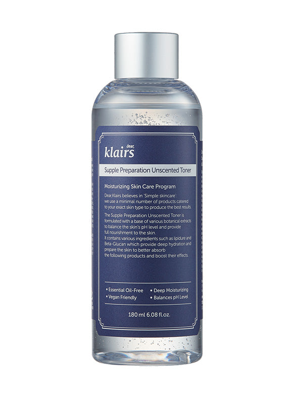 DEAR, KLAIRS Supple Preparation Unscented Toner (180ml)