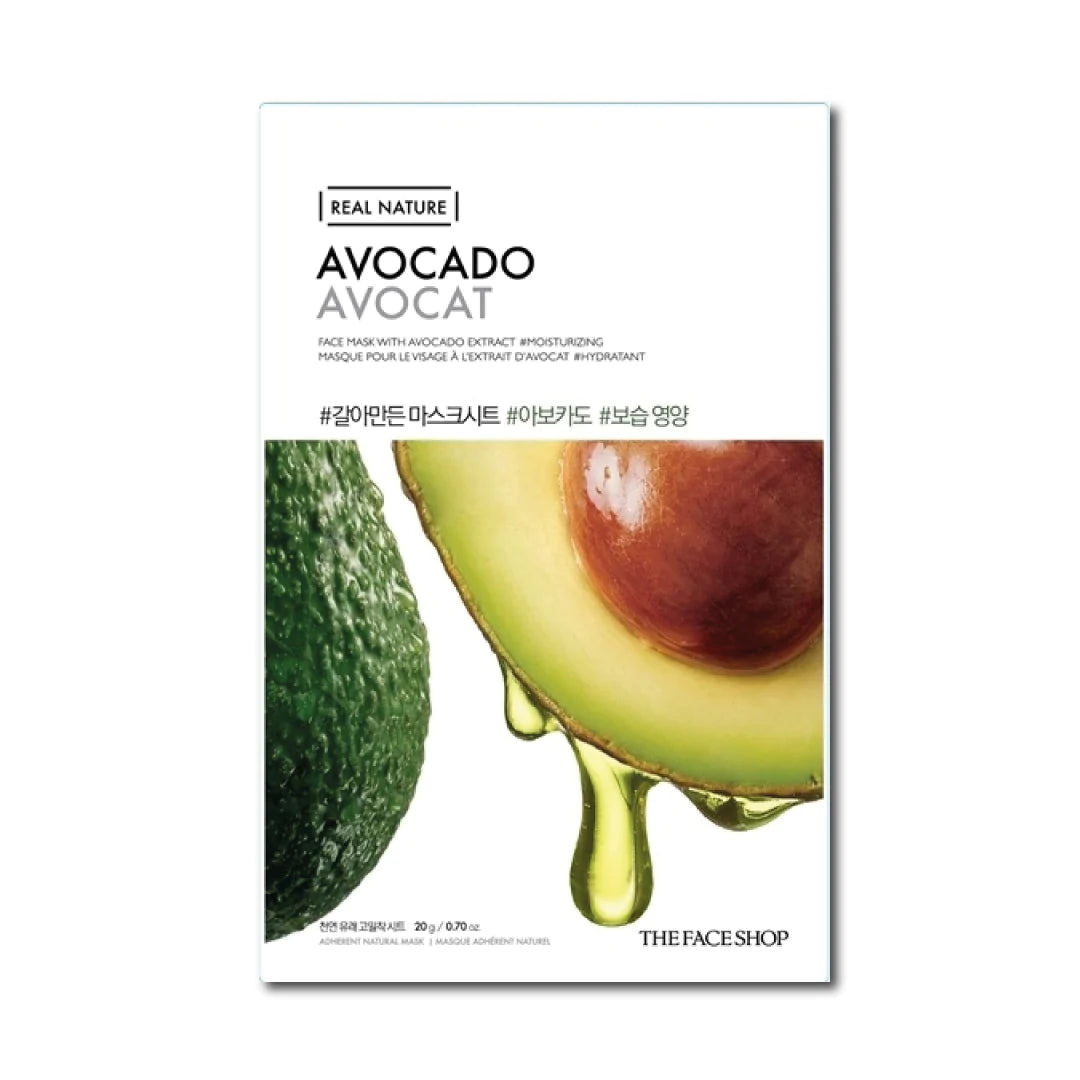 THE FACE SHOP Real Nature Avocado Face Mask (20g)