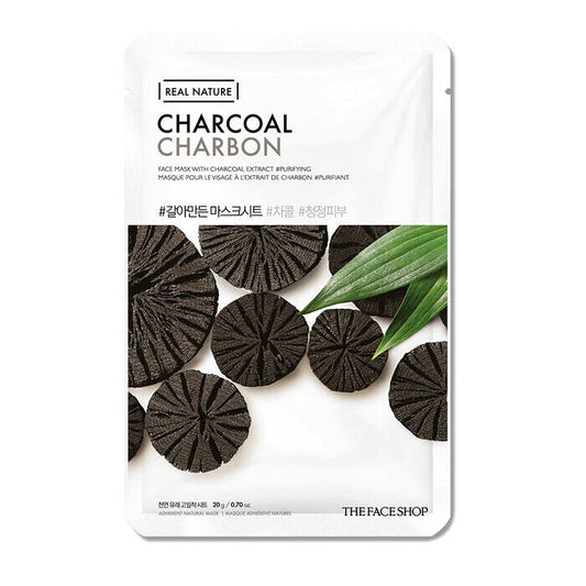 CIETTE BEAUTY - THE FACE SHOP Real Nature Charcoal Face Mask (20g)