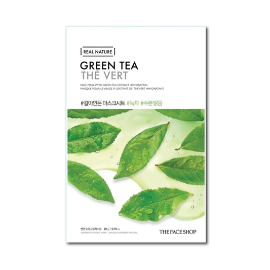 CIETTE BEAUTY - THE FACE SHOP Real Nature Green Tea Face Mask (20g)