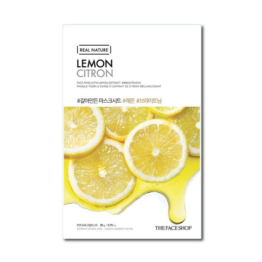 THE FACE SHOP Real Nature Lemon Face Mask (20g)