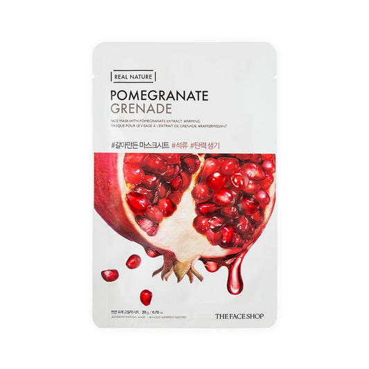 CIETTE BEAUTY - THE FACE SHOP Real Nature Pomegranate Face Mask (20g)