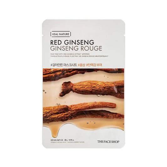 CIETTE BEAUTY - THE FACE SHOP Real Nature Red Ginseng Face Mask (20g)